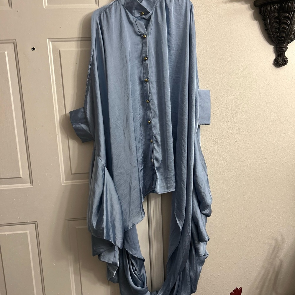 Ruffled Shirt Dress New Without Tags Various Sizes